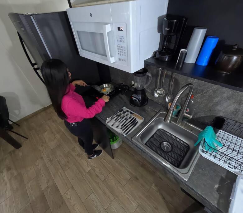 شقة Departamento Privado7, 2 Camas Matri, Parking, Cocina Equipada, Wifi 65 Mb, 2 Climas,Centrico,Tv Smart سيوداد فاليس المظهر الخارجي الصورة